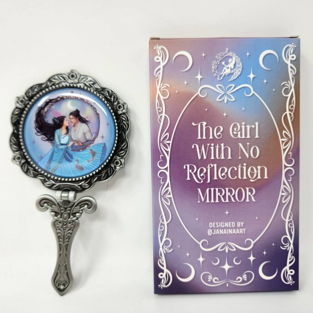 Fairyloot The Girl With No Reflection Mirror, Foldable Collectible Victorian